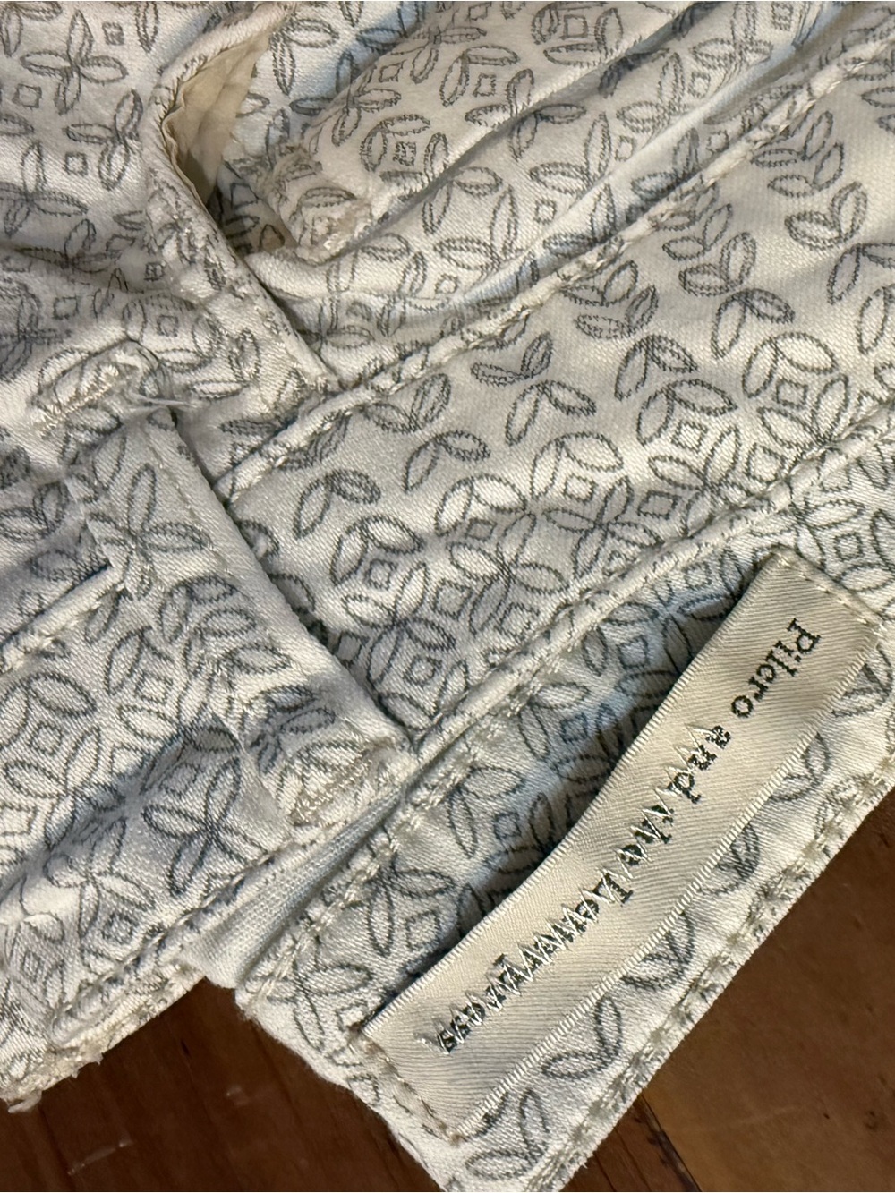 Printed White Women's Jeans